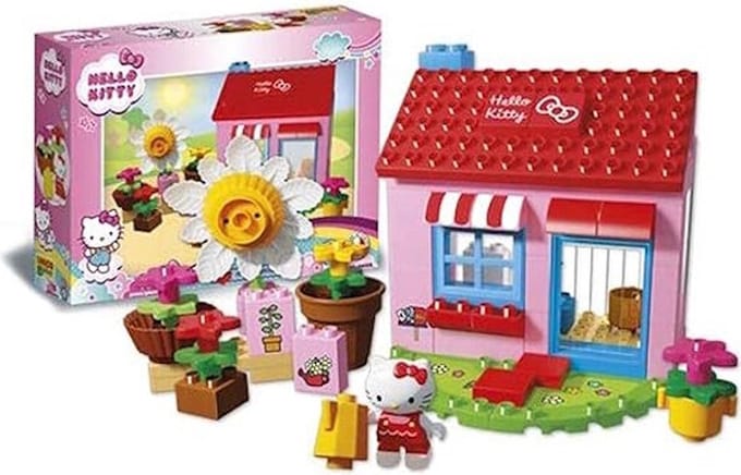 Hello Kitty Huis - 75-delige bouwset voor kinderen vanaf 1,5 jaar