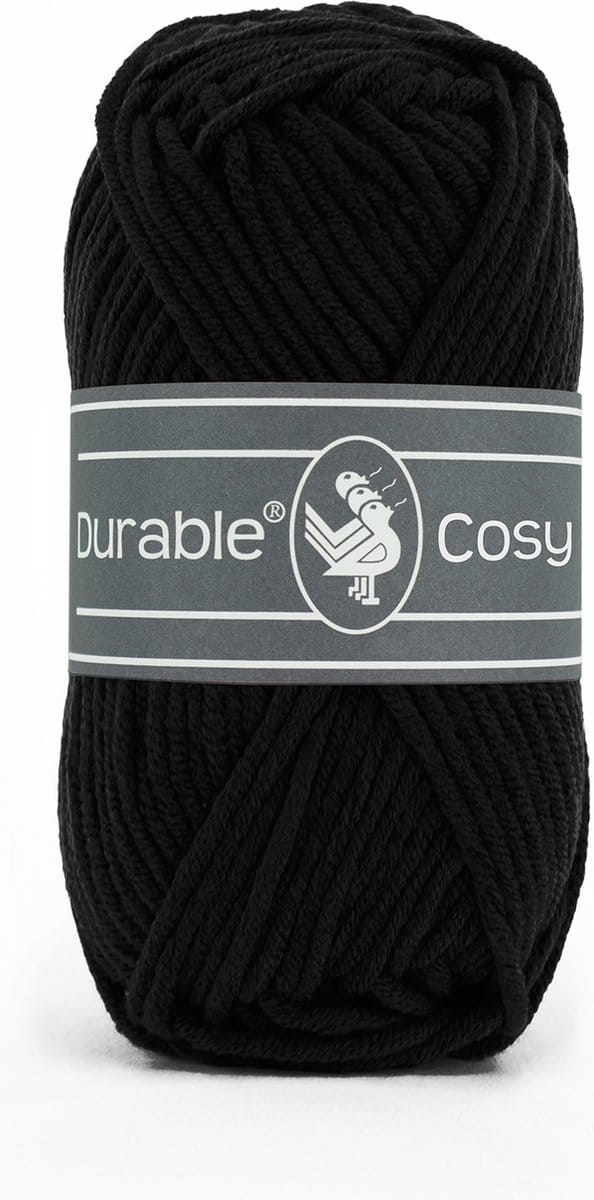 Durable Cosy - 325 Black - Katoen/Acryl Garen