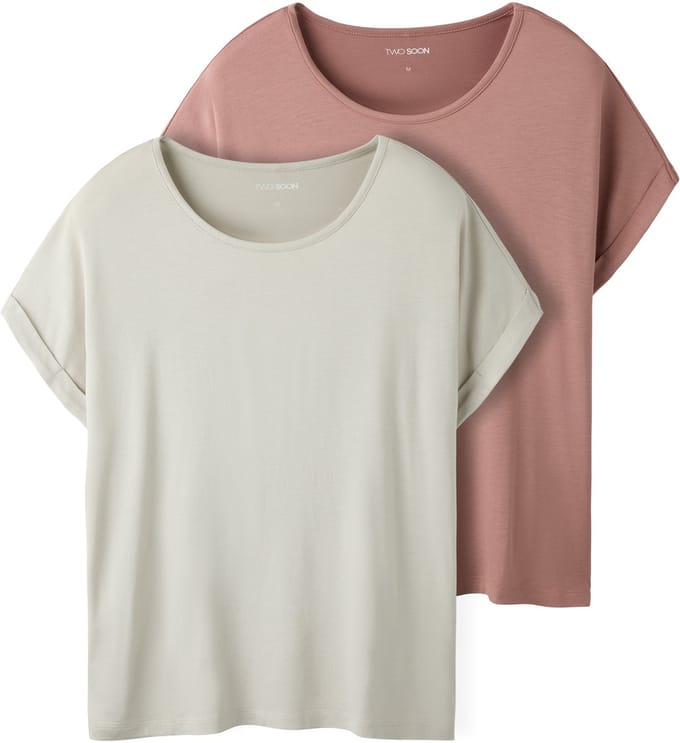 NAME IT - TAFMOX 2P SS TOP NOOS - Dames - T-shirts