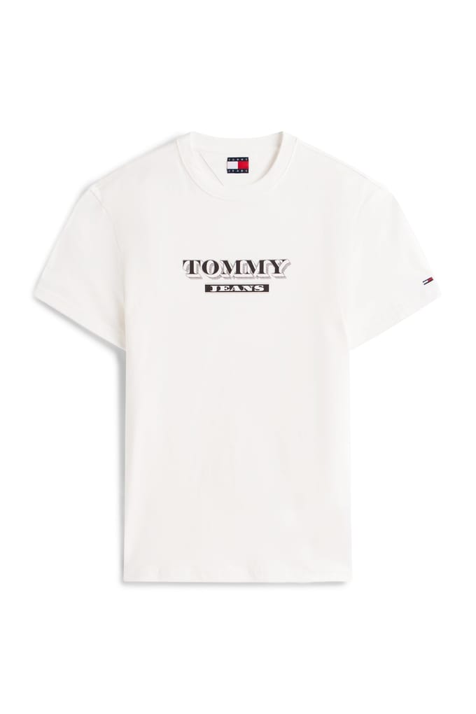 Tommy Hilfiger Regular Bills Font T-shirt Ecru Taglia: S | Magliette basic Outlet | Uomo | Marrone