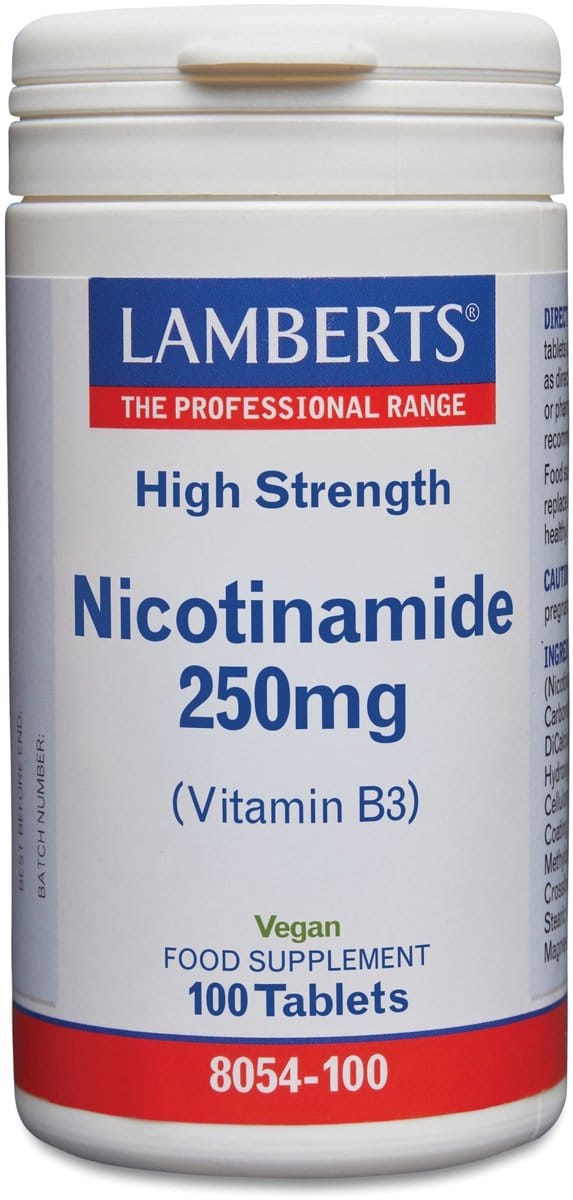 Lamberts - Nicotinamide - Vitamine B3 - 250 mg - 100 tabletten