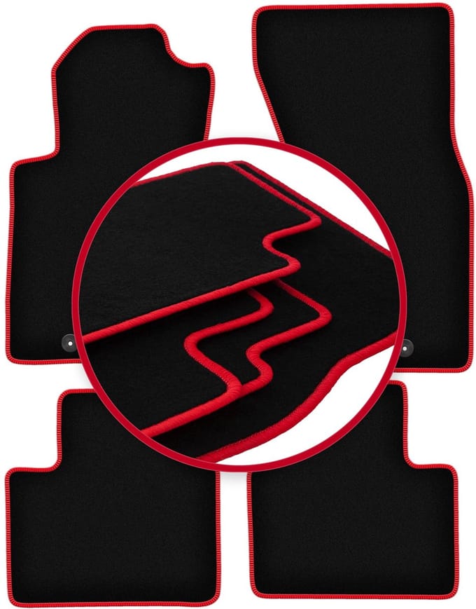 CARLUX-RED automatten voor: Audi A8 D2 sedan (1994-2002)