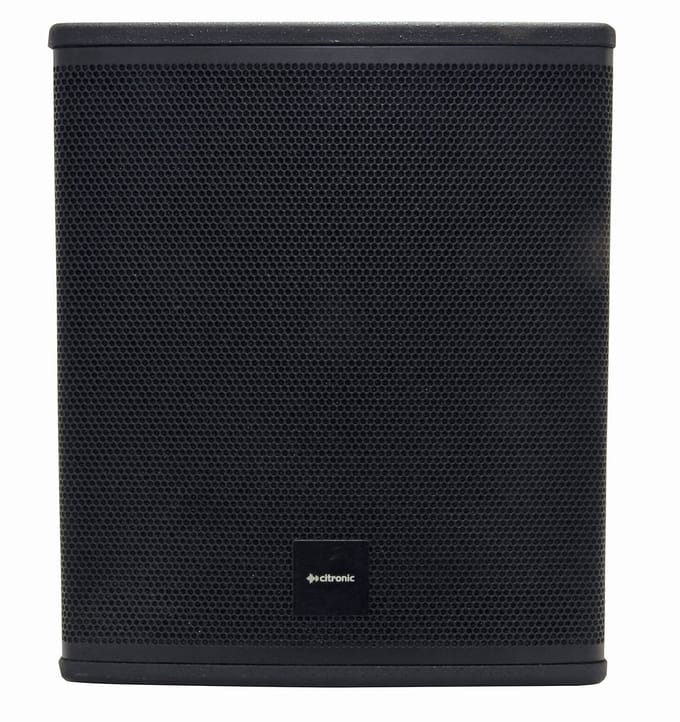 Citronic CASA-12BA actieve subwoofer 12 inch 400W RMS klasse D