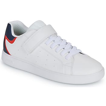 GEOX ECLYPER TIENERS Sneakers - WIT/BLAUW - Maat 36