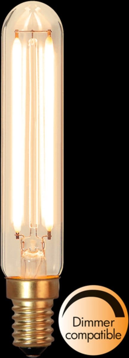 Filament Staaflamp - E14 - 2.5W - Super Warm Wit <2200K - Dimbaar