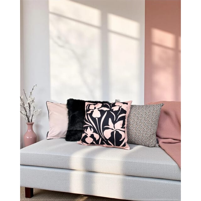 Gek op kussens! Sierkussen abstract tulips | 45 x 45 cm | katoen/polyester