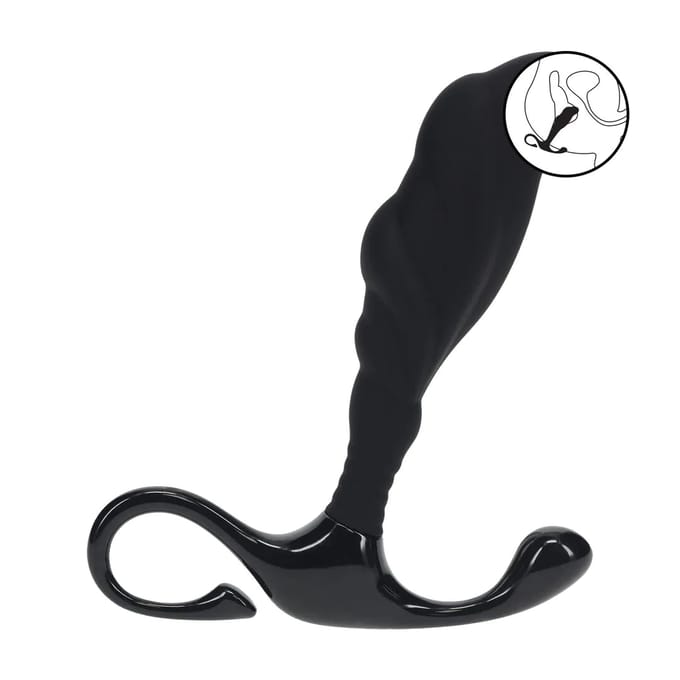 Levelz - Geribbelde Silicone Prostate Massager - Small
