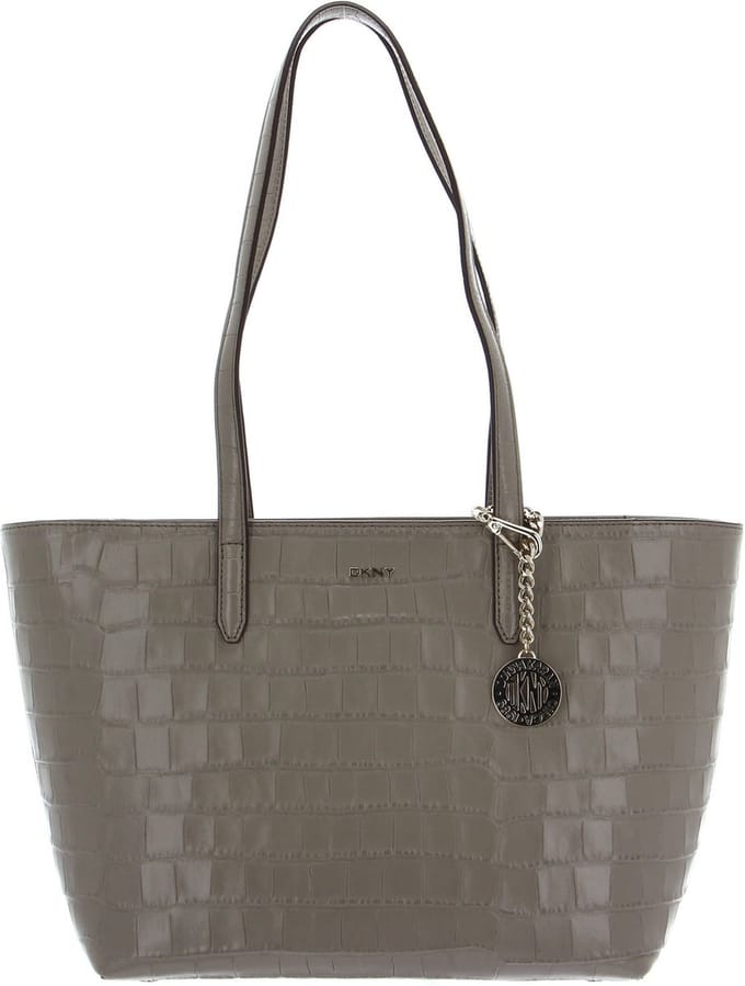 DKNY Leren Shopper Schoudertas Bryant Tote Toffee Bruine