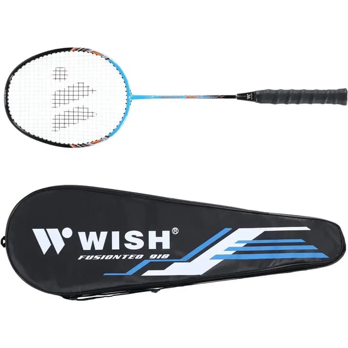 Wish Fusiontec 918 - Badmintonracket - Gevorderde Spelers - Lichte Constructie - Isodynamische Technologie