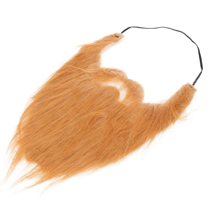 Gestimuleerde Nepbaard Grappige Vals Snorbaard Gezichtshaar voor Halloween CosplayBruin beige