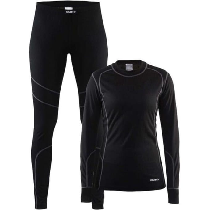 Craft - Maat M - Core Dry Baselayer Thermoset Dames - Zwart