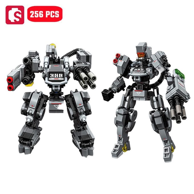 SEMBO Transformeerbare Mech Assemblage Bouwsteen MOC Robot Auto Bouwset Kinderspeelgoed voor Jongens Verjaardagscadeaus no box