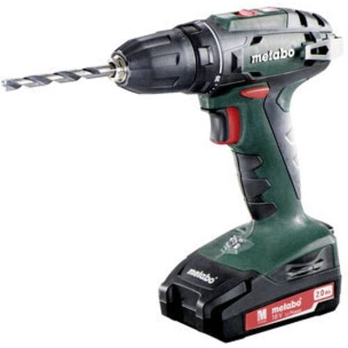 Metabo BS 18 18V Li-Ion accu Boor-/schroefmachine set (2x 2.0Ah accu) in koffer