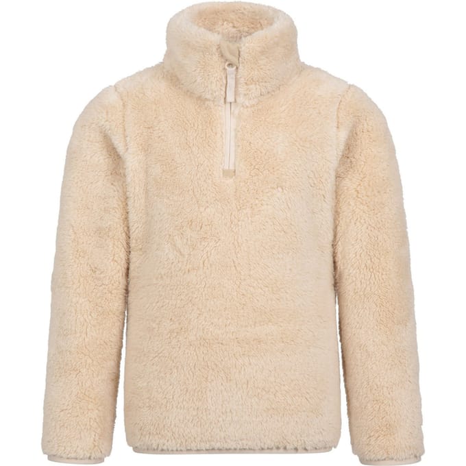 Mountain Warehouse Kinder/Kids Teddy Half Zip Fleece Top (Beige)