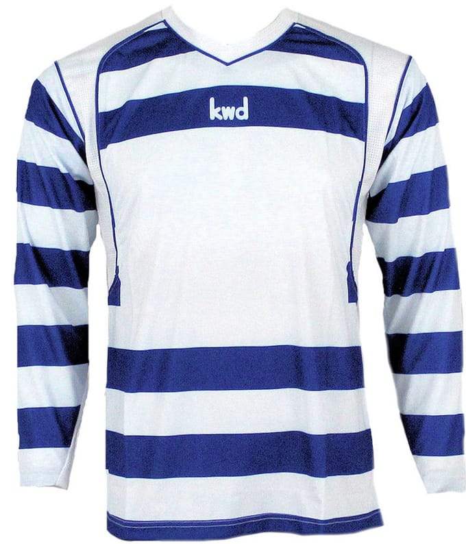 KWD Shirt Desperado lm, mt Pup, blauw/wit