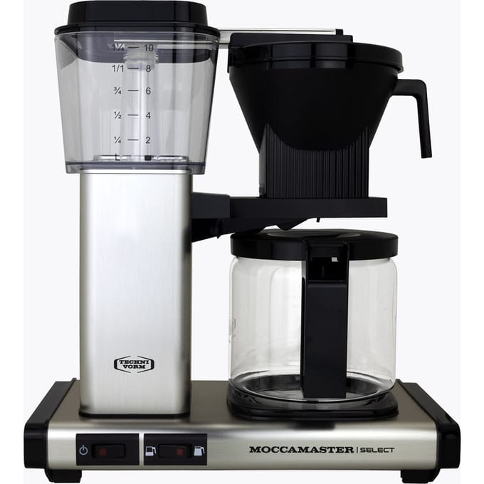 Moccamaster KBG Select - Filterkoffiezetapparaat - Brushed - 5 jaar garantie