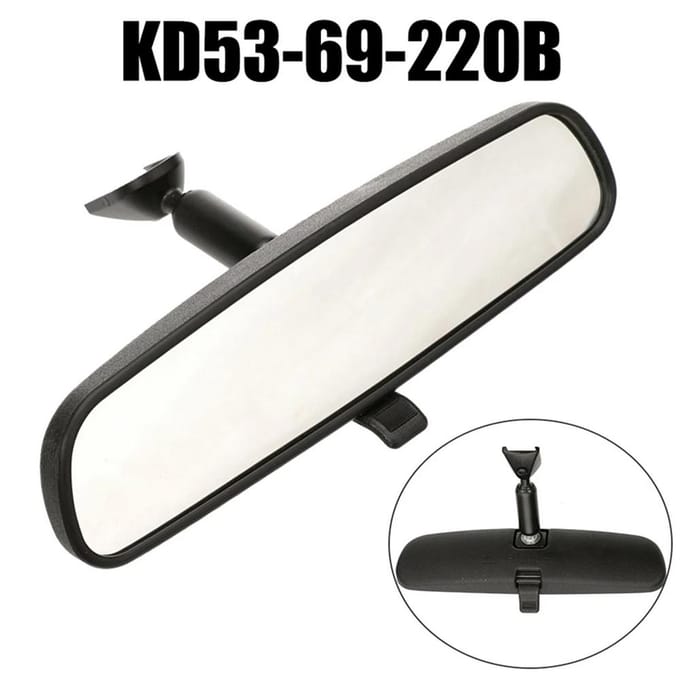 1x Rétroviseur Intérieur Pour Mazda 3 2014-18 CX-5 2013-16 MX-5 Miata 2016-18 white