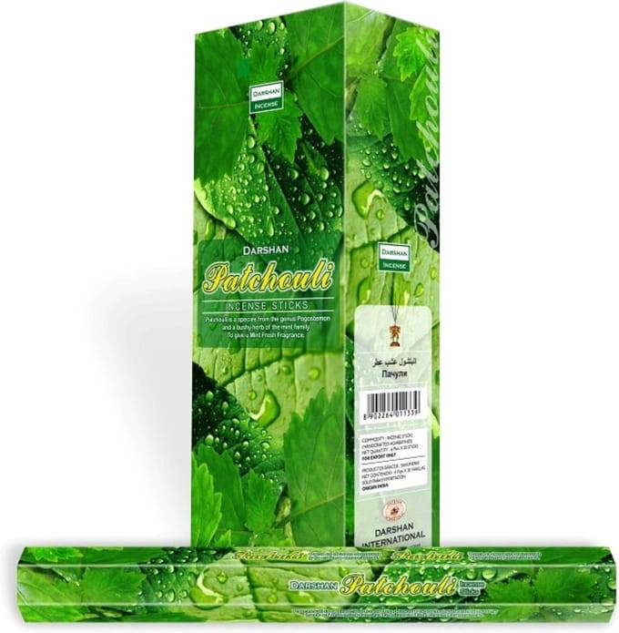 Darshan Wierook Patchouli (6 pakjes)