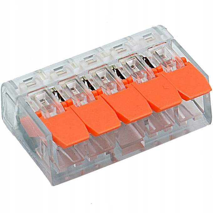 MParts PCT-415 - Snelkoppeling - 5x 0,14-4mm2 - Met Blokkeerhendels