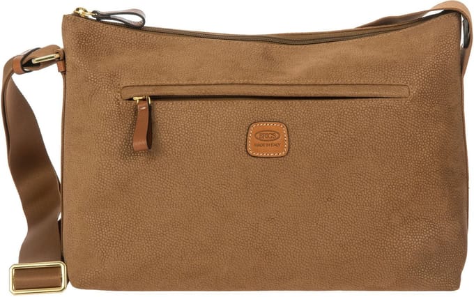 BRIC'S Schoudertas Life Shoulderbag Marta Camel Bruine