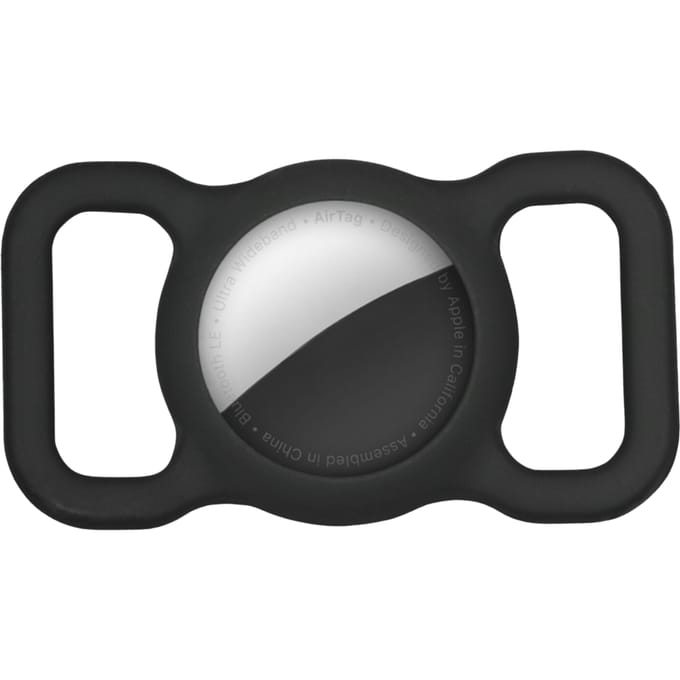 Mocaa AirTag Halsband Huisdieren Hoesje Zwart