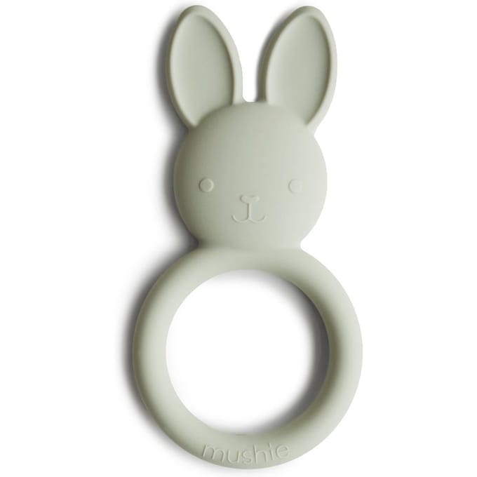Mushie bijtring bunny sage 3 mnd+