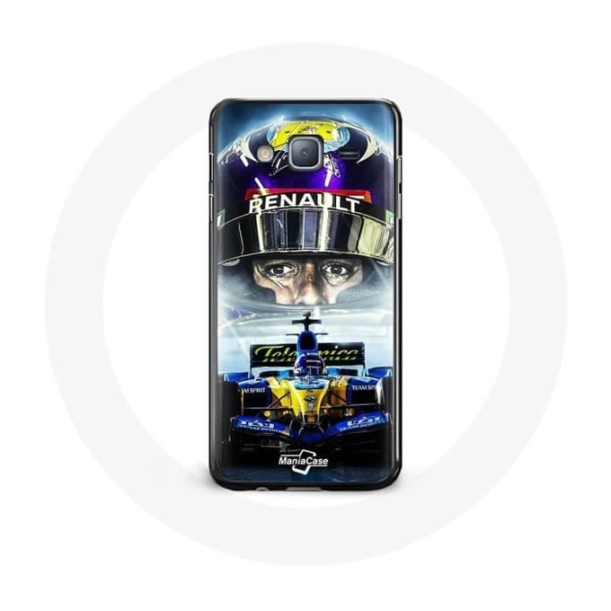 Coque pour Samsung Galaxy A3 Formule 1 Fernando Alonso Díaz pilote automobile espagnol de F1