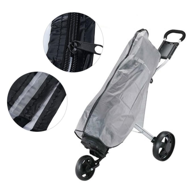 Buiten Golfkar Bagage Waterdichte Regenjas Regenhoes Bescherming Draagbaar gray