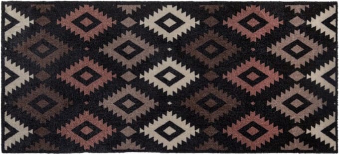 MD Entree - Design mat - Universal - Kelim Terra - Vloerkleed - Antislip - Machine wasbaar - 67 x 150 cm