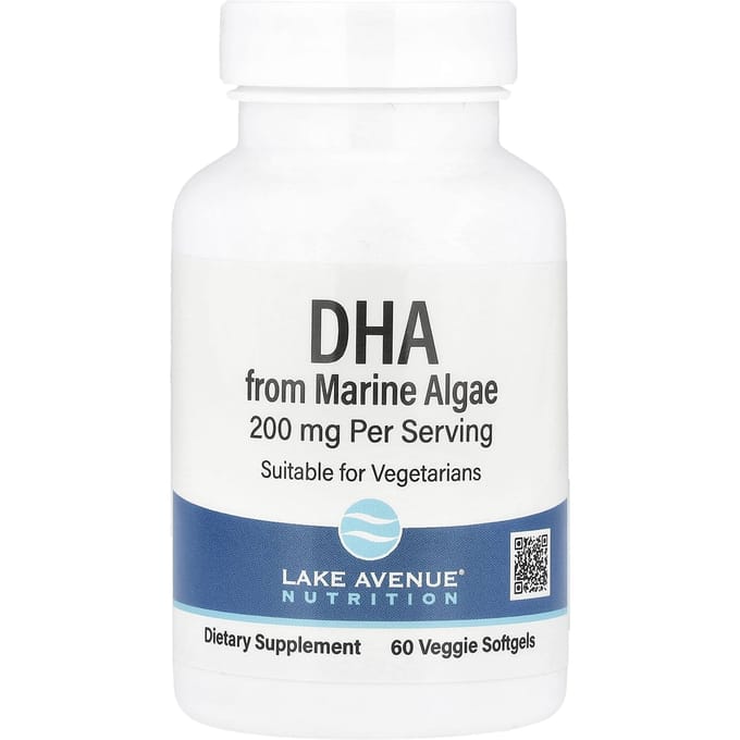Dha uit Algen, 200 mg, 60 Vegetarische Softgels