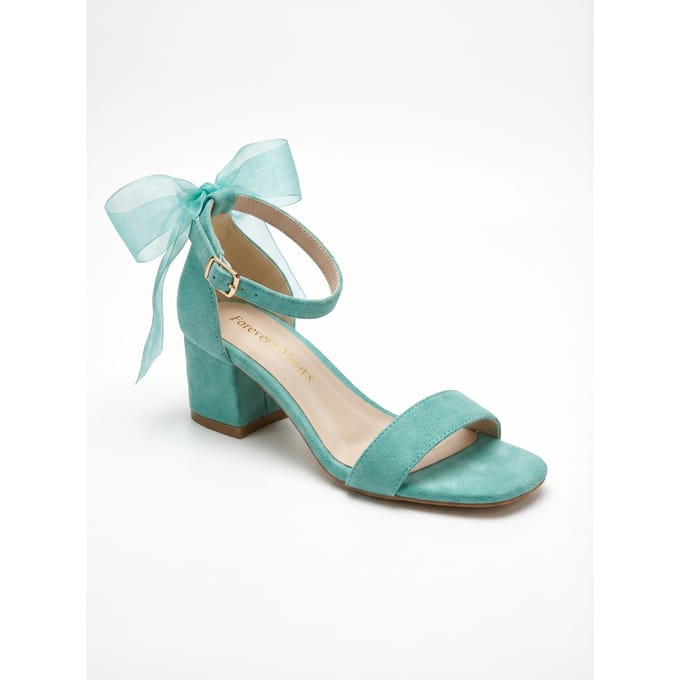 Rochelle Ivoor Bridal Sandalen with Ribbon