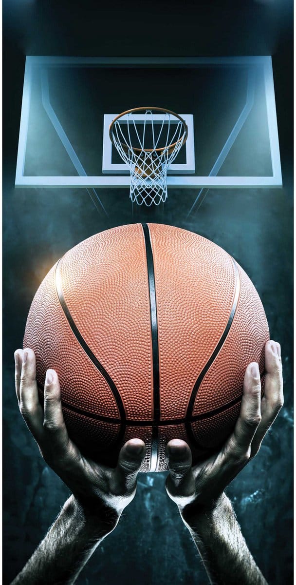 Basketbal Strandlaken - 70 x 140 cm - Multi