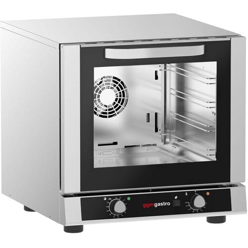 GGM Gastro Heißluftofen KOMPAKT mit Dampffunktion - Manuell - inkl. 4 Bleche 429x345mm