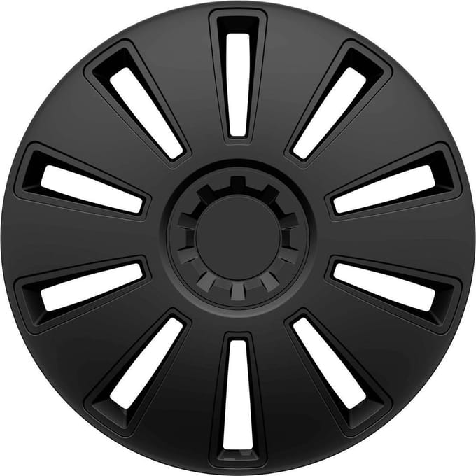 HP Autozubehör GRID Wieldoppen R15 Zwart 1 stuk(s)