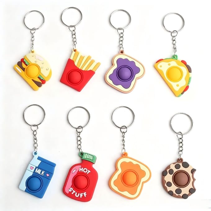 Duckiez Kc Pop It Food Assortment - 1 stuk