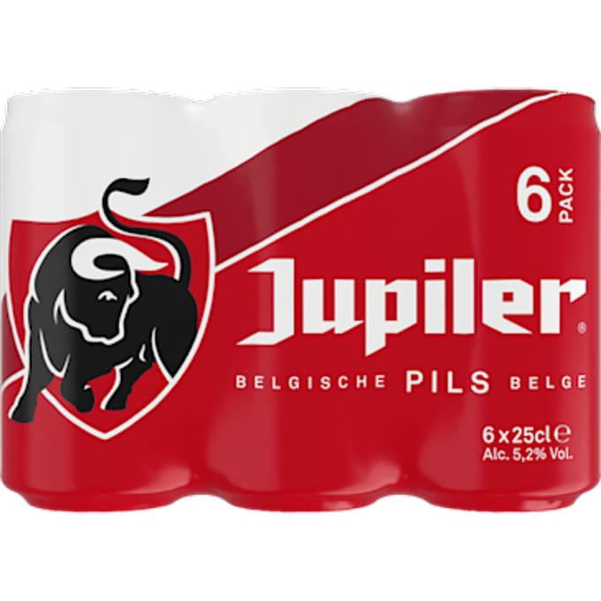 Jupiler Pilsner Bier - 6 x 300 ml
