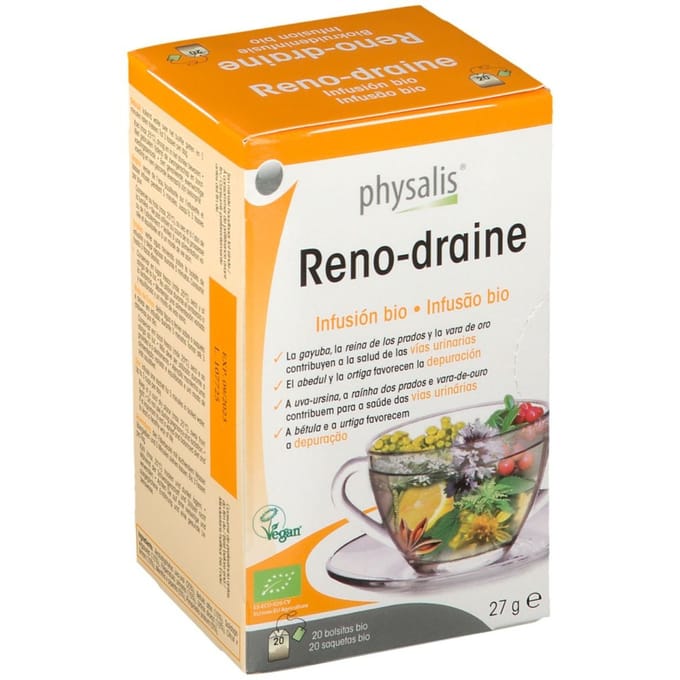 Physalis Reno-drain thee bio 20 Zakjes