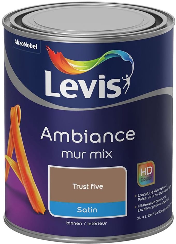 Levis - Ambiance Mur Satin Mix - Trust Five - Mengverf - 1 L