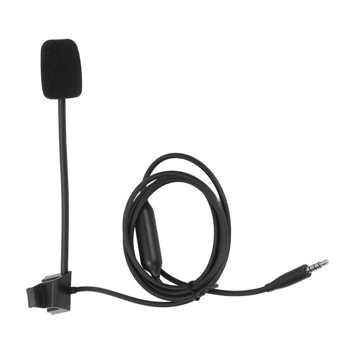 Câble Microphone Perche Professionnel Réduction de Bruit Interrupteur Muet Câble Micro Perche Casque pour QC45