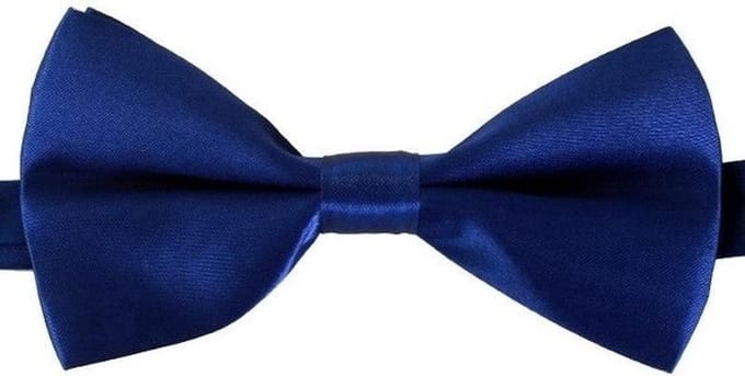 New Age Devi - Kleurrijke Vlinderstrik voor Mannen - Koninklijk Blauw