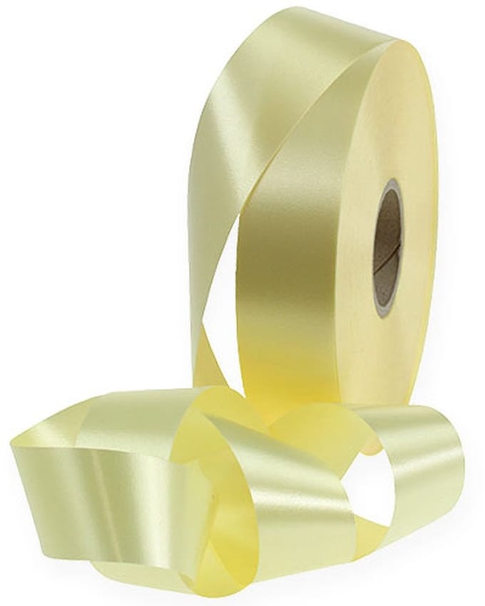 Krullint 30mm 100m geel licht
