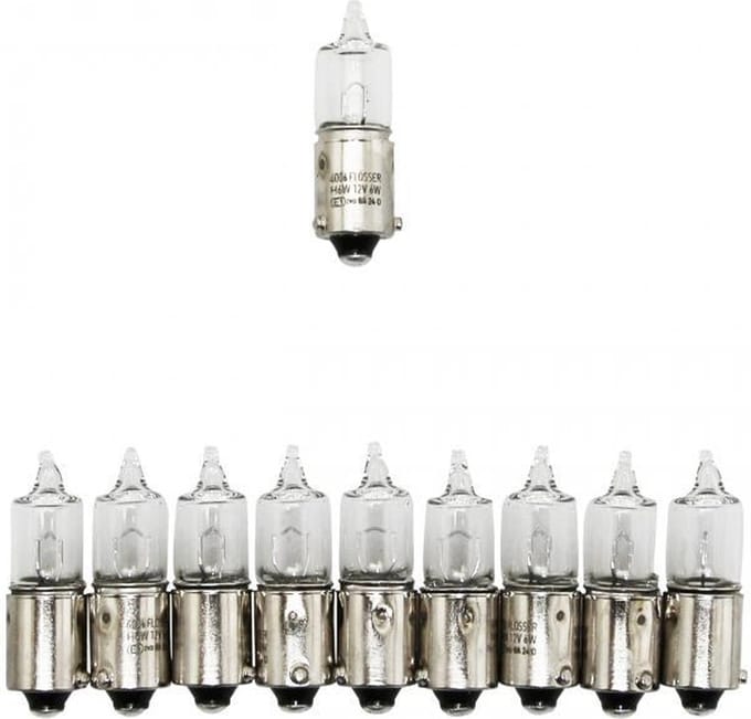 Lampje Flosser voor auto motor BAX9s12V 6W / 4006 Nieuw