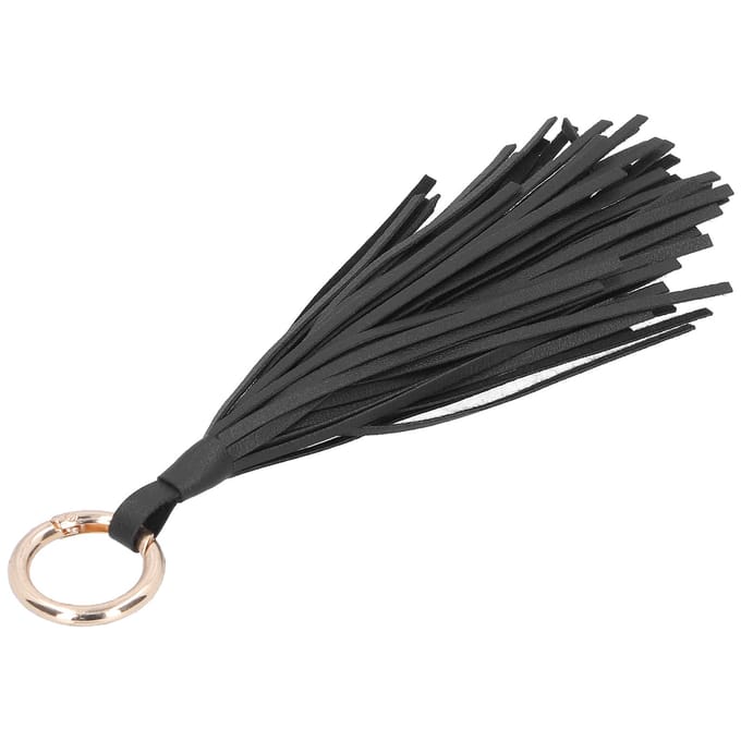 Kwastje Sleutelhanger Stijlvolle Creativiteit Sleutelhanger Houder DIY Handgemaakte Ambachtelijke Decoraties(Zwart ) zwart