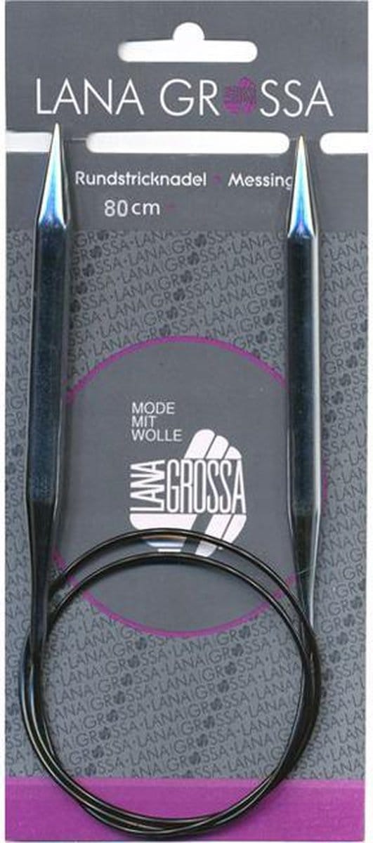 Lana Grossa Messing Rondbreinaald 80cm 10,0mm