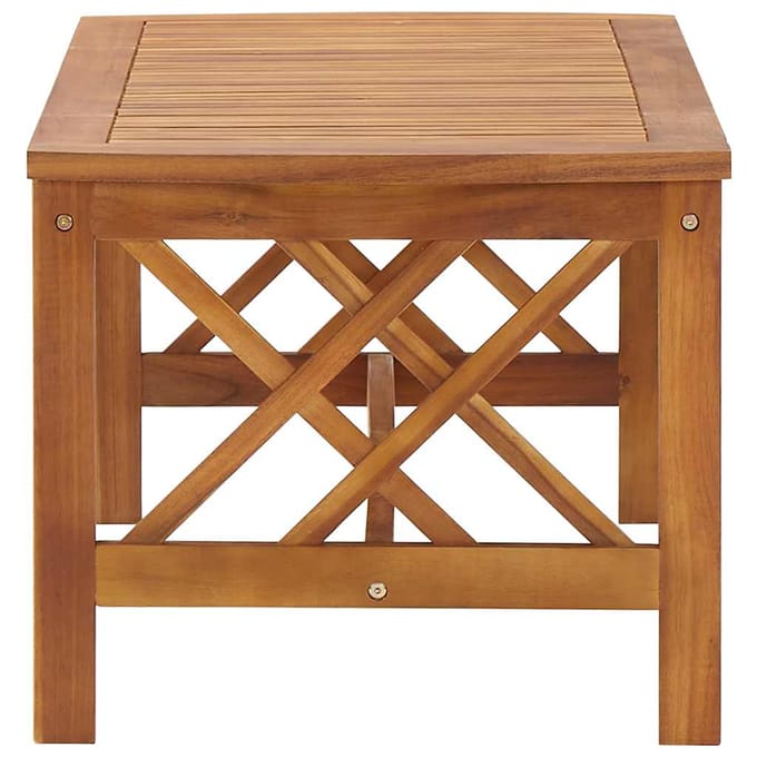 vidaXL - Salontafel - 102x50x43 - cm - massief - acaciahout