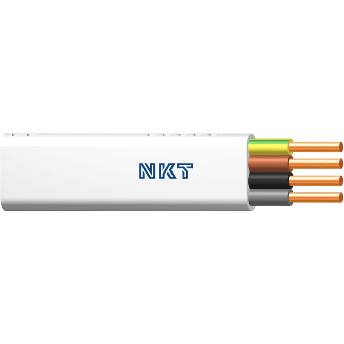 Câble électrique plat YDYp 4x1.5 450/750V NKT 13029009