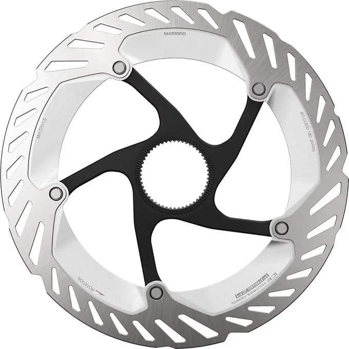 Shimano Rt-cl800 Lock Interno With Magnet Remschijf Zilver 180 mm