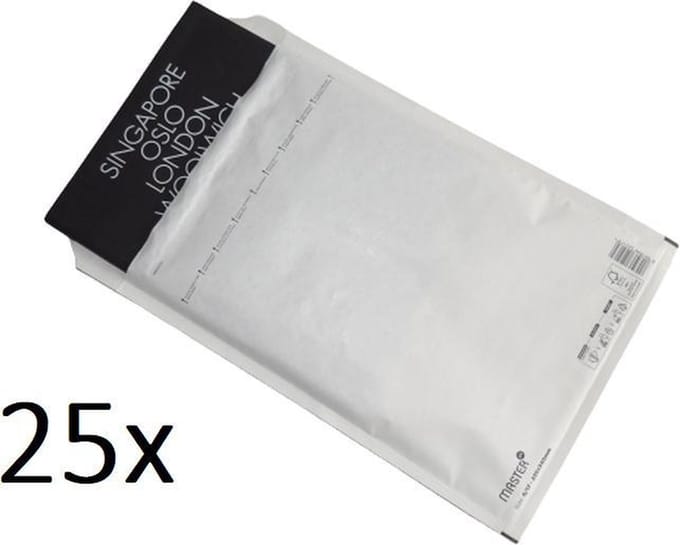 Master'in Bubbel Enveloppen (A4+)  - Luchtkussen Enveloppen  230x340mm (17/G) - 25 stuks