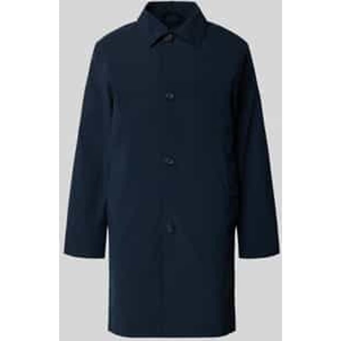 Regular fit lange functionele jas met los te knopen gilet, model 'SILAS'