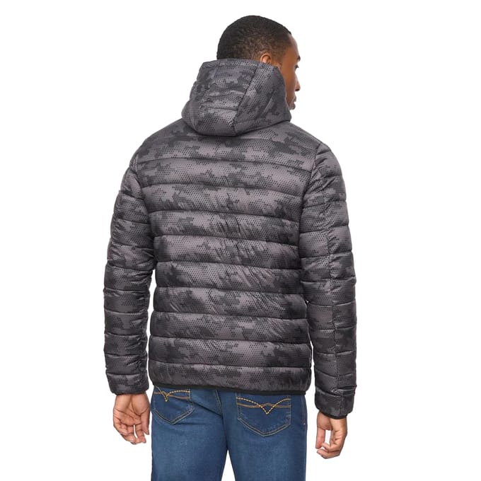 Crosshatch Heren Gattering Camo Jas (Charcoal Camo)